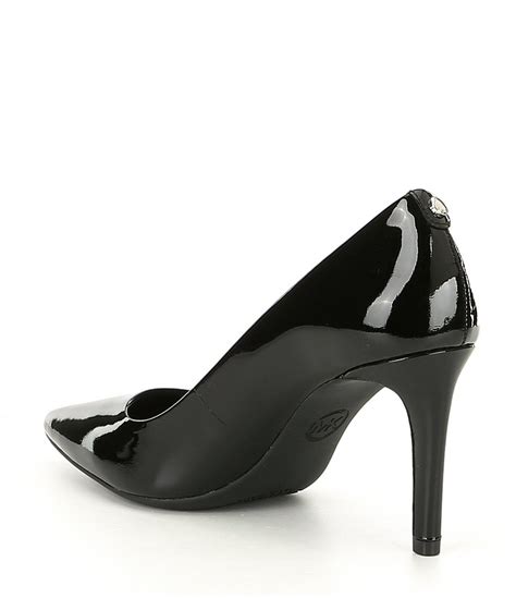 michael kors dorothy black patent|Dorothy Flex Leather Pump .